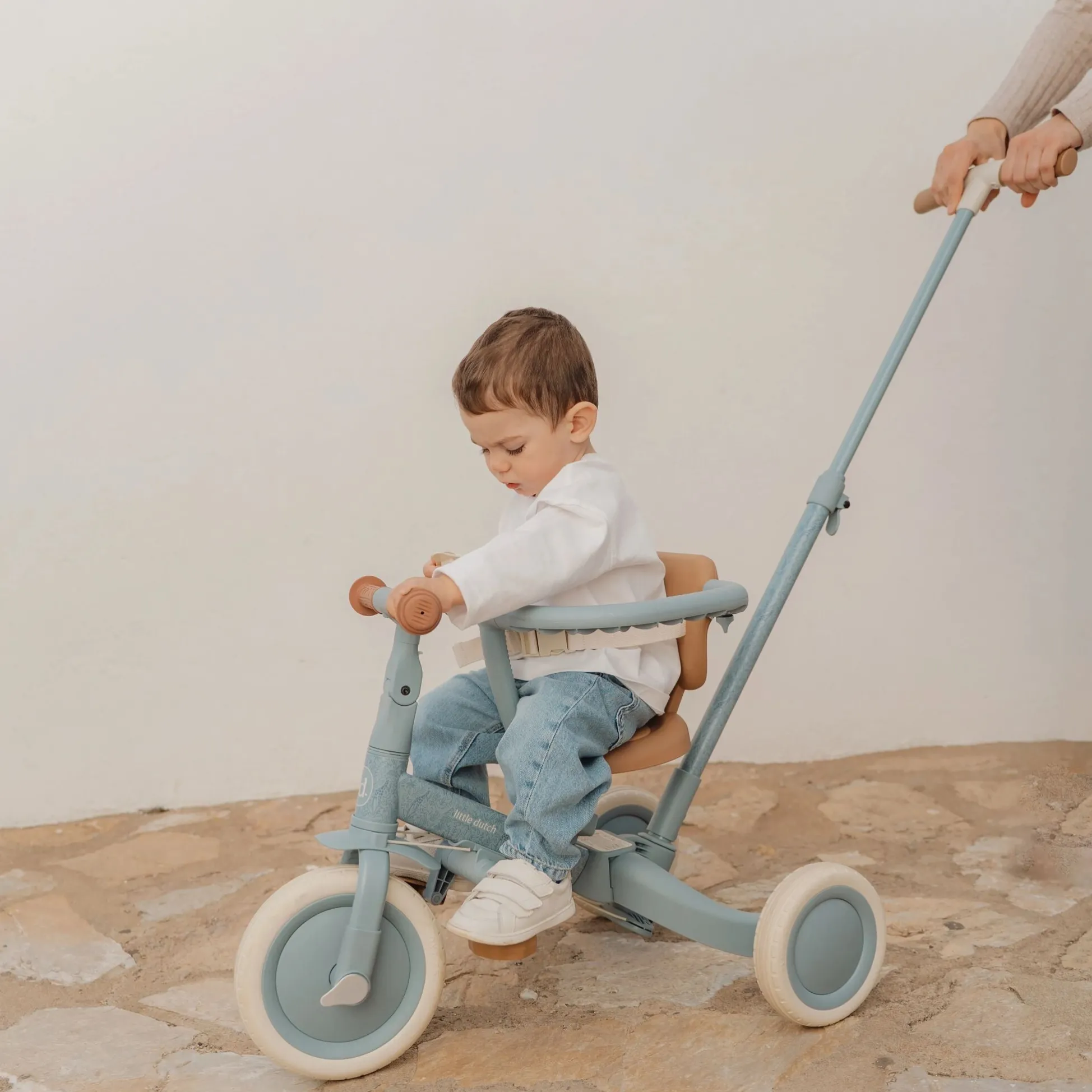 4 in 1 driewieler - Blauw