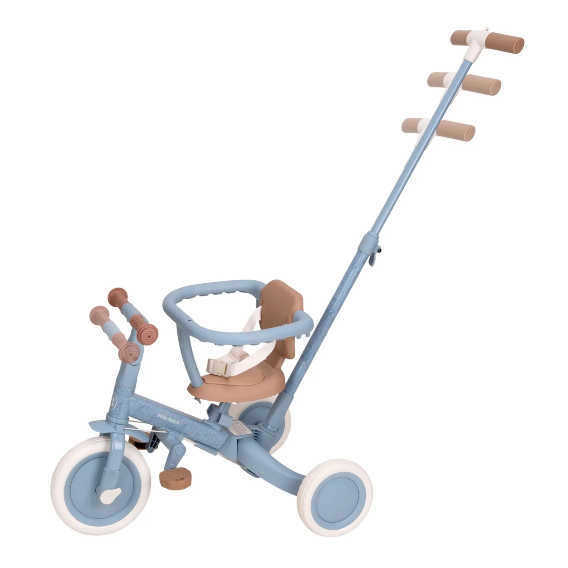 4 in 1 driewieler - Blauw