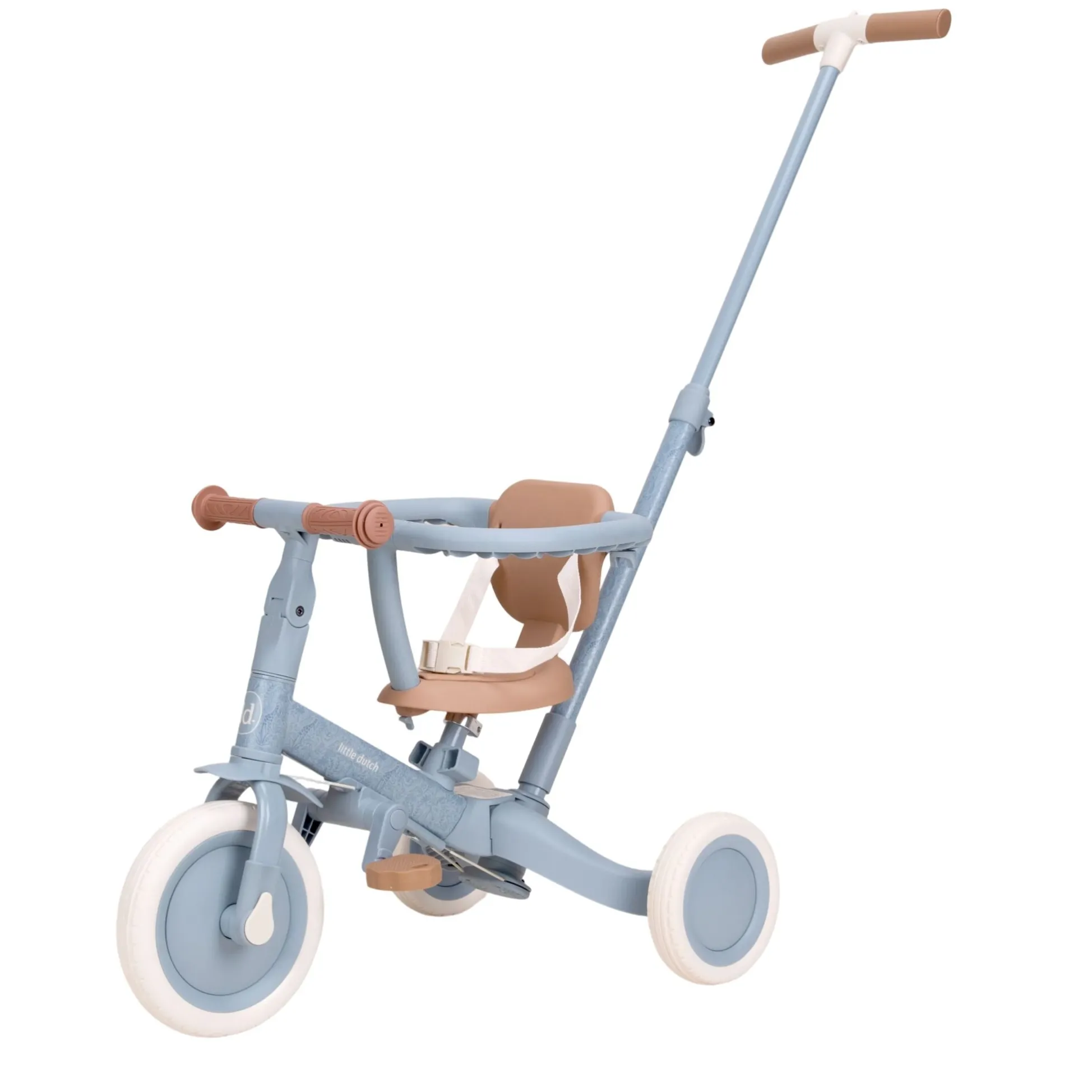 4 in 1 driewieler - Blauw