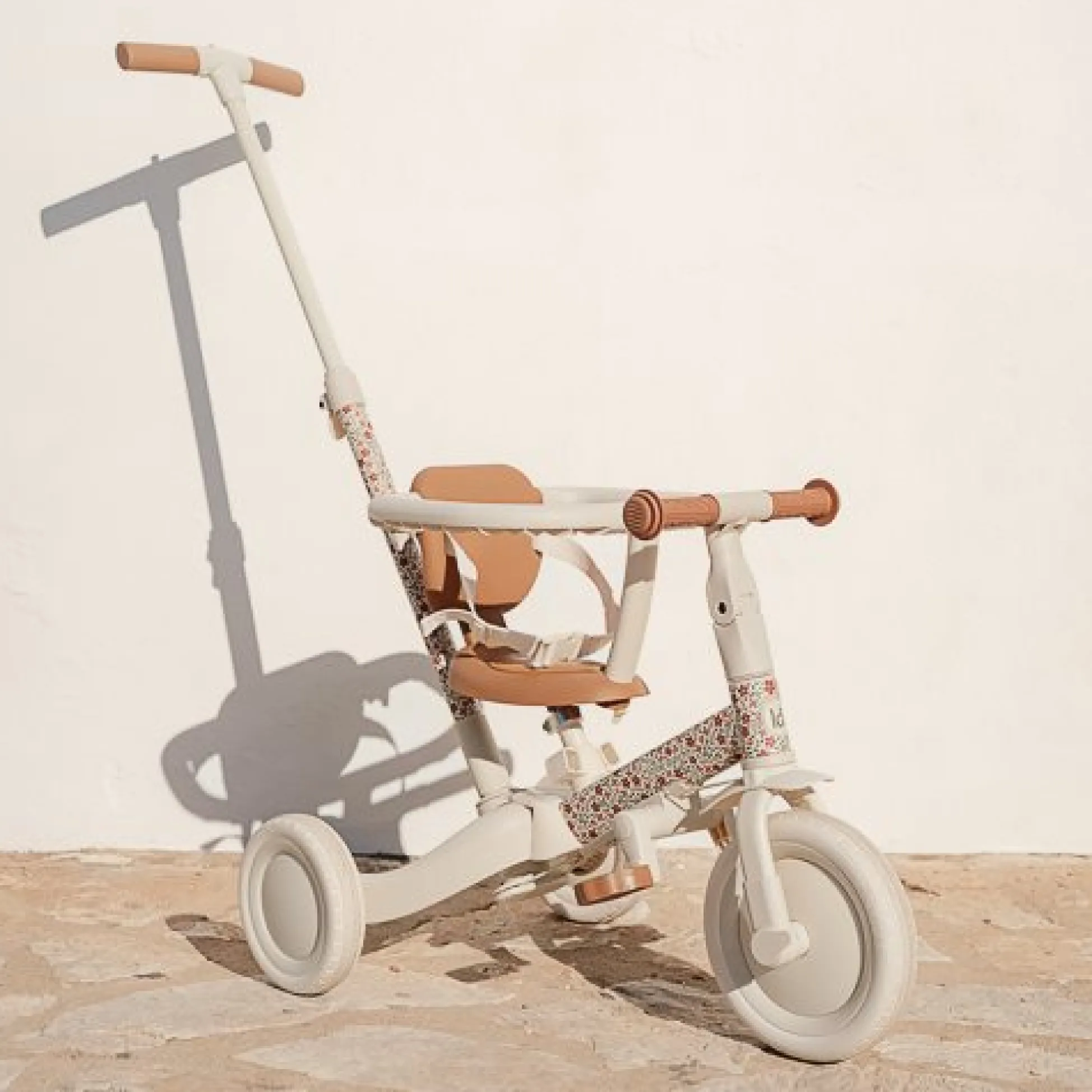 4 in 1 Driewieler Off White