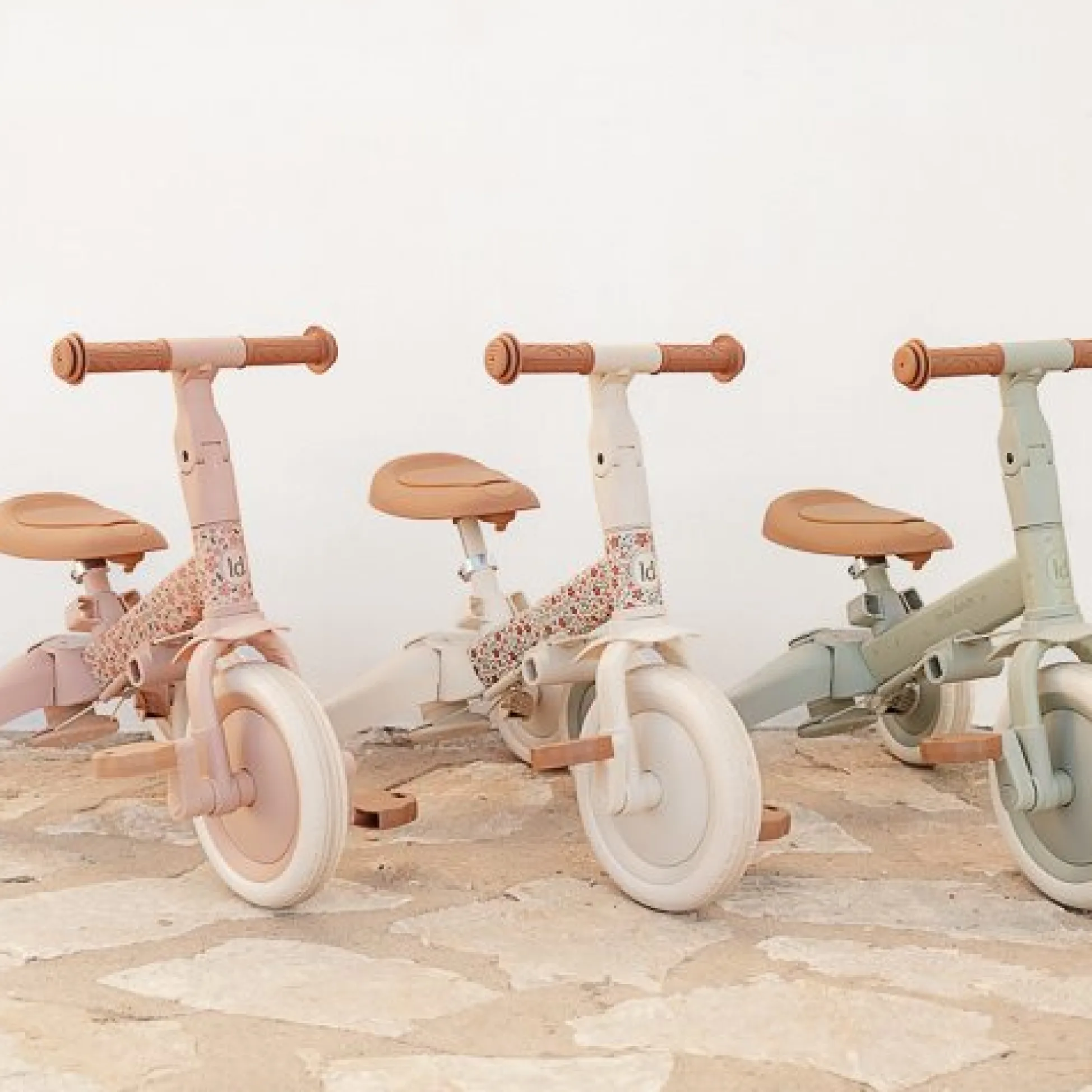 4 in 1 Driewieler Pink