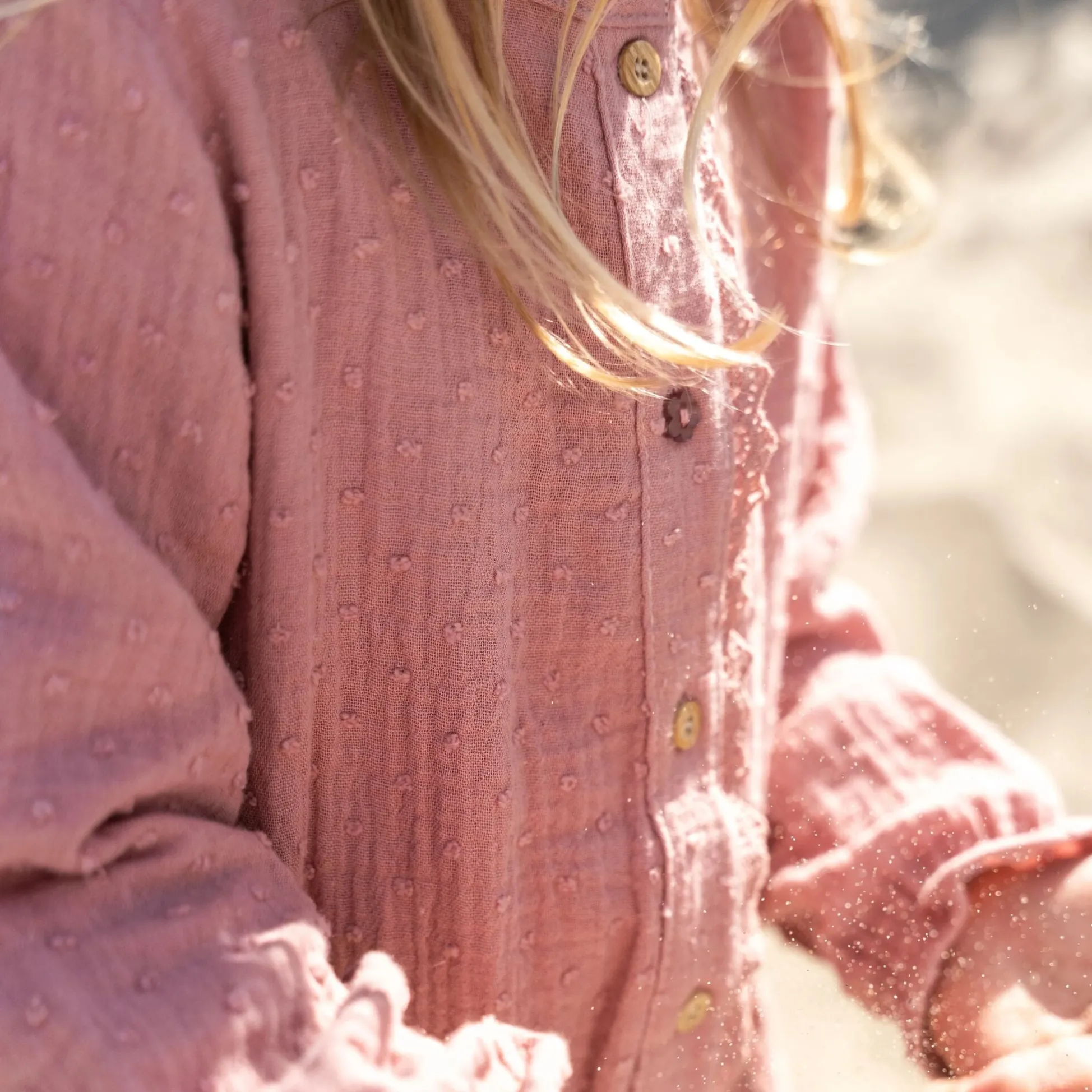 Jurk - Lange Mouw - Roze