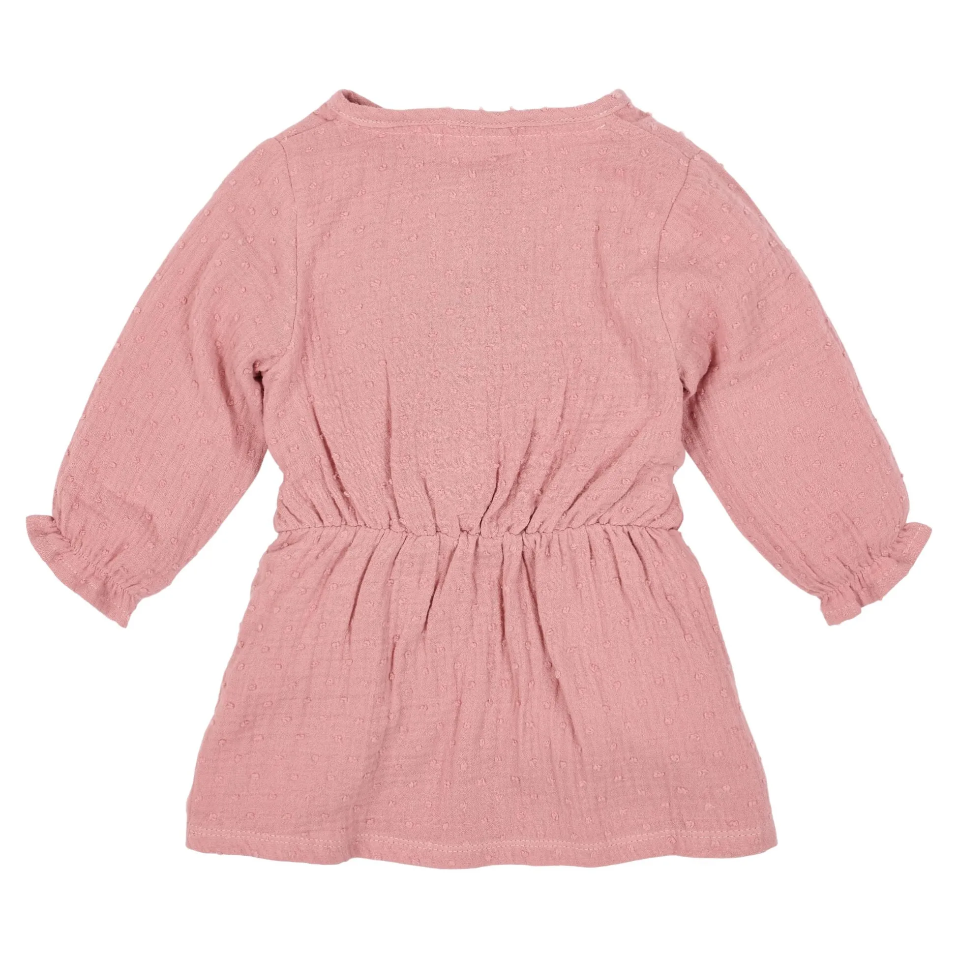 Jurk - Lange Mouw - Roze