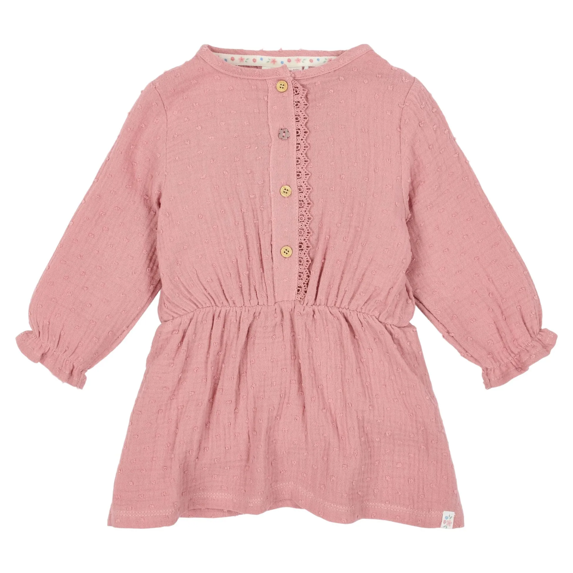 Jurk - Lange Mouw - Roze