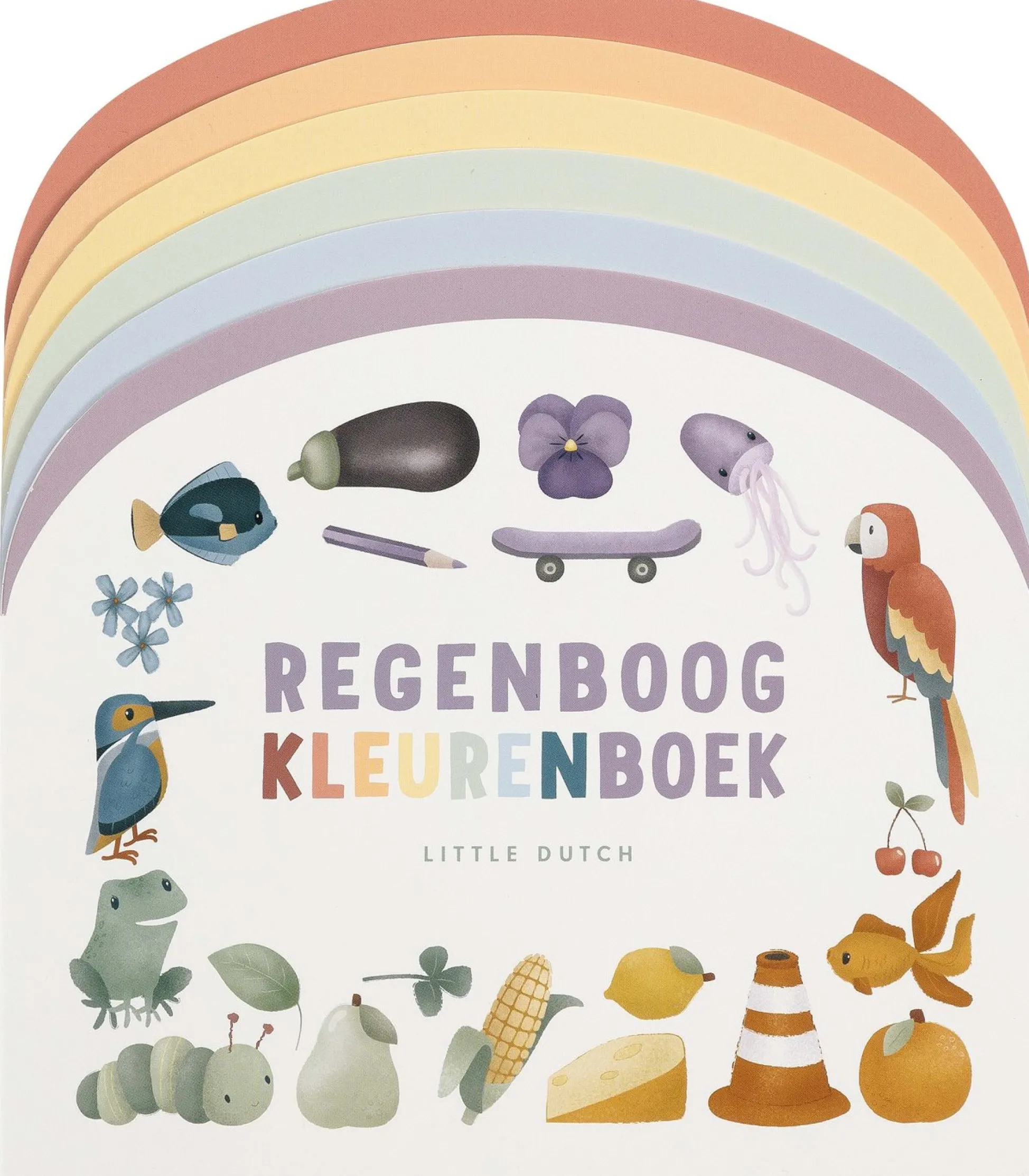 Kinderboek Regenboog Kleurenboek - NL