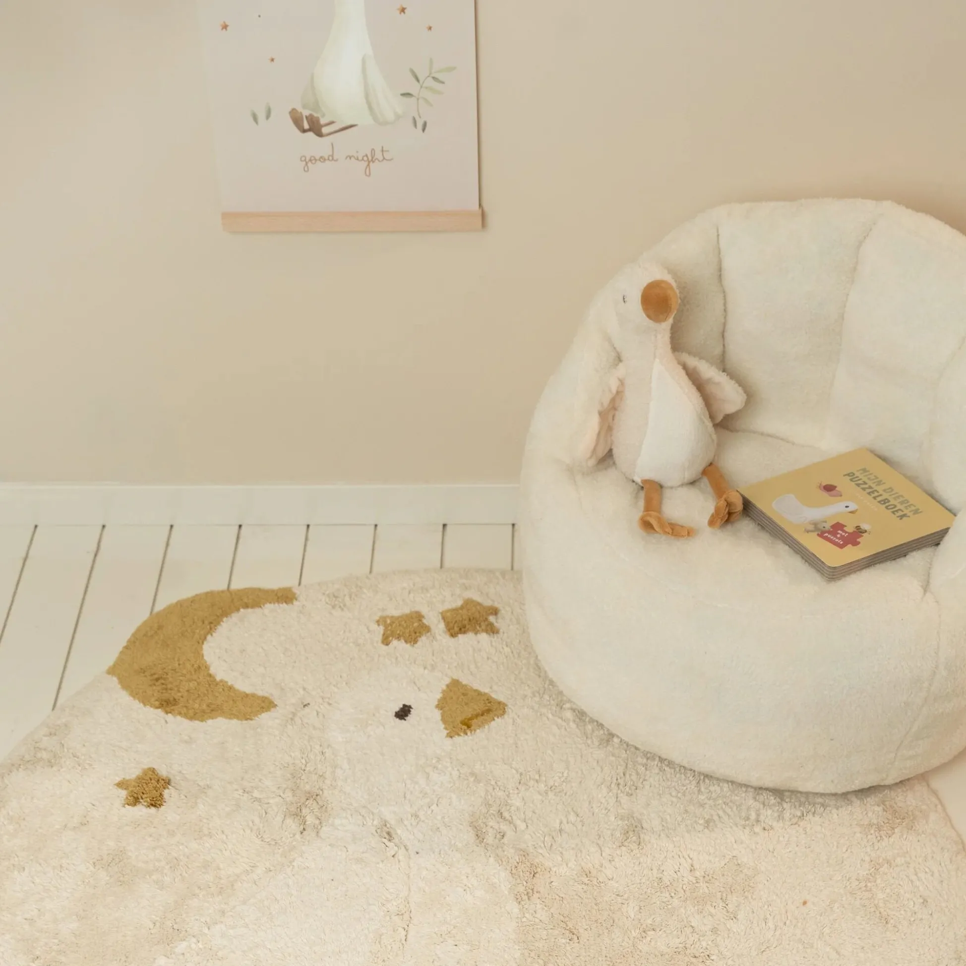 Kinderfauteuil Teddy - Wit
