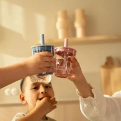 Kinderglas 250 ml Met Rietje Forest Friends