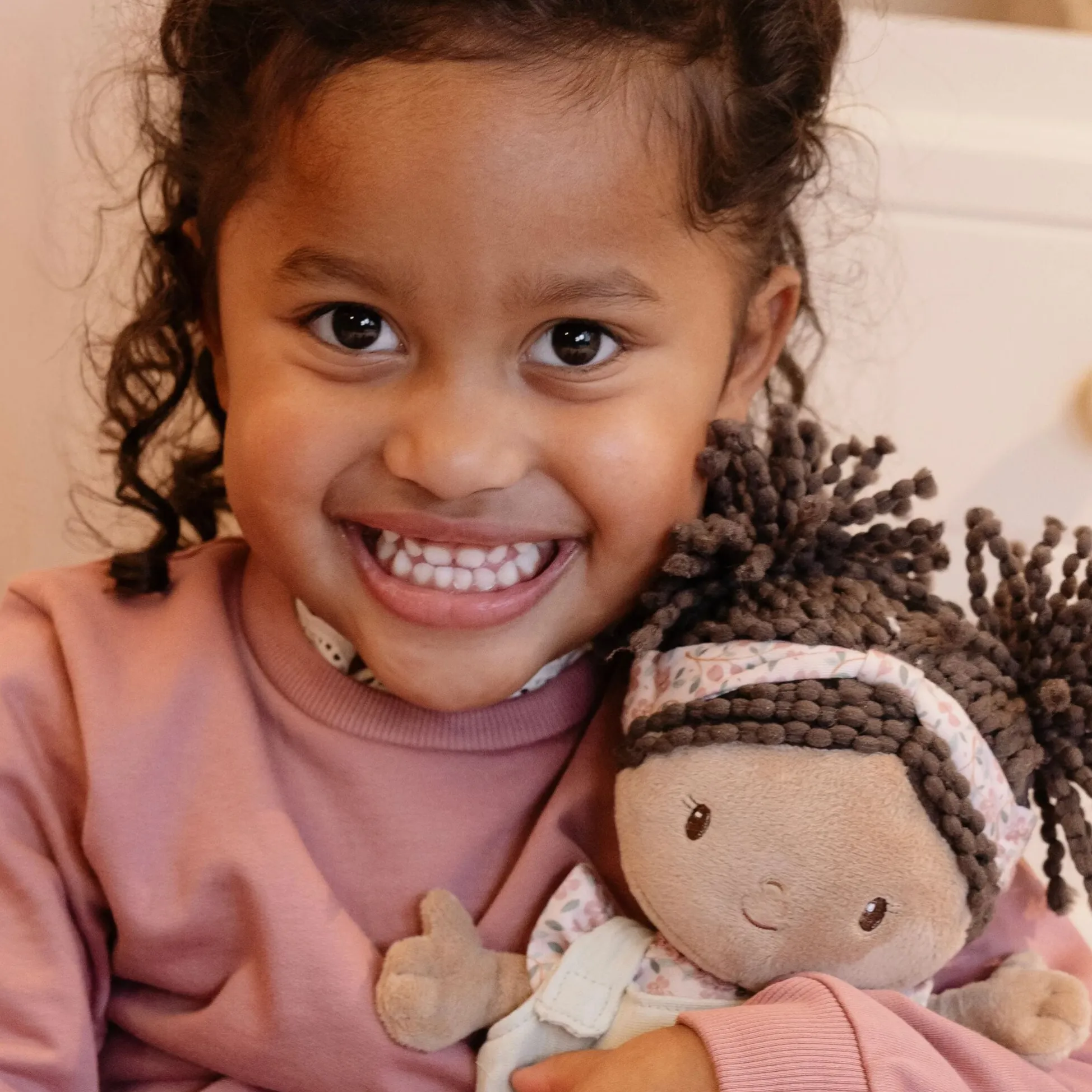 Knuffel babypop Evi - 30 cm