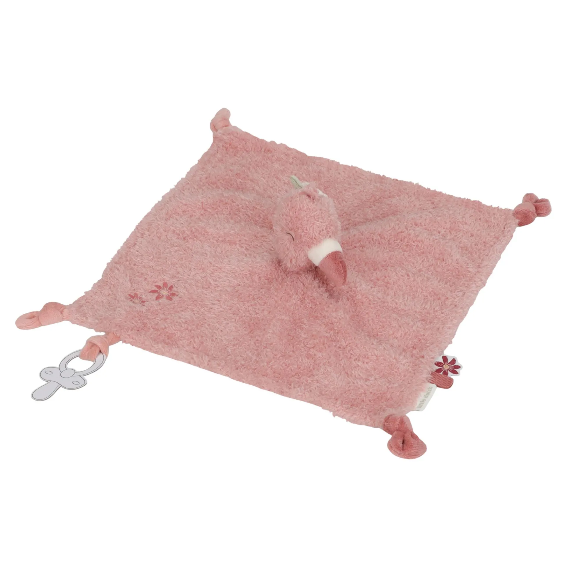 Knuffeldoekje Flamingo - Roze