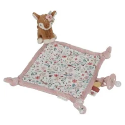Knuffeldoekje print Hert - Roze - Fairy Garden
