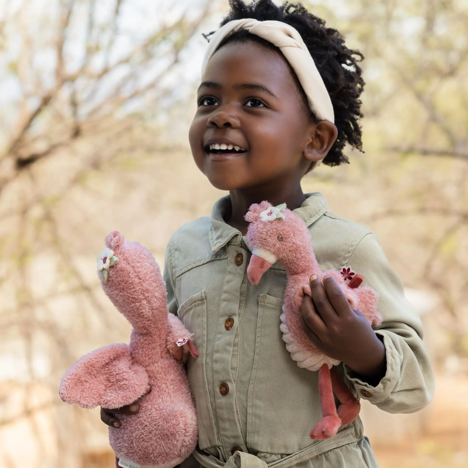 Knuffel Flamingo - Roze - 17 cm
