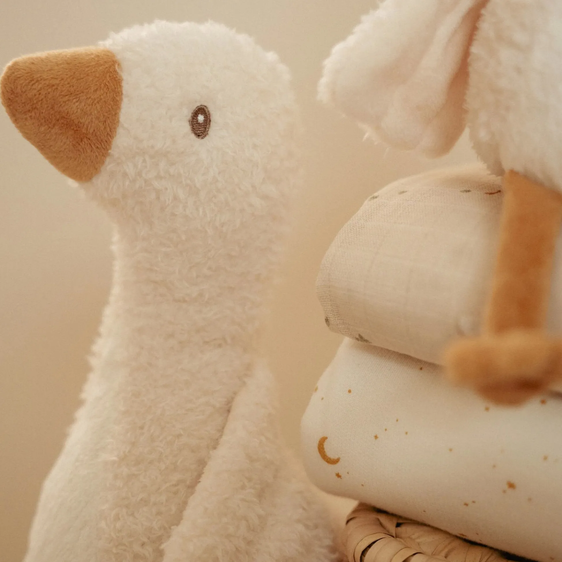 Knuffel Gans 25 cm - Wit - Little Goose