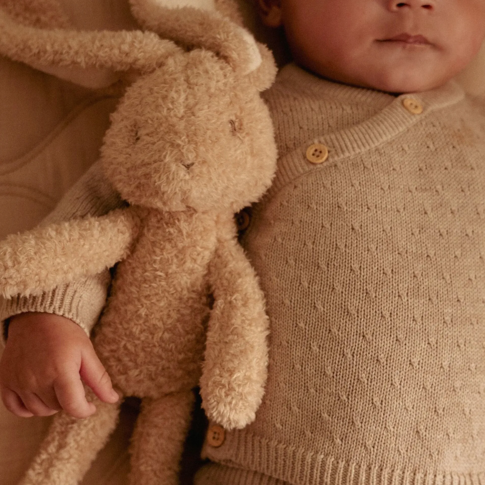 Knuffel Konijn 32 cm - Beige - Baby Bunny