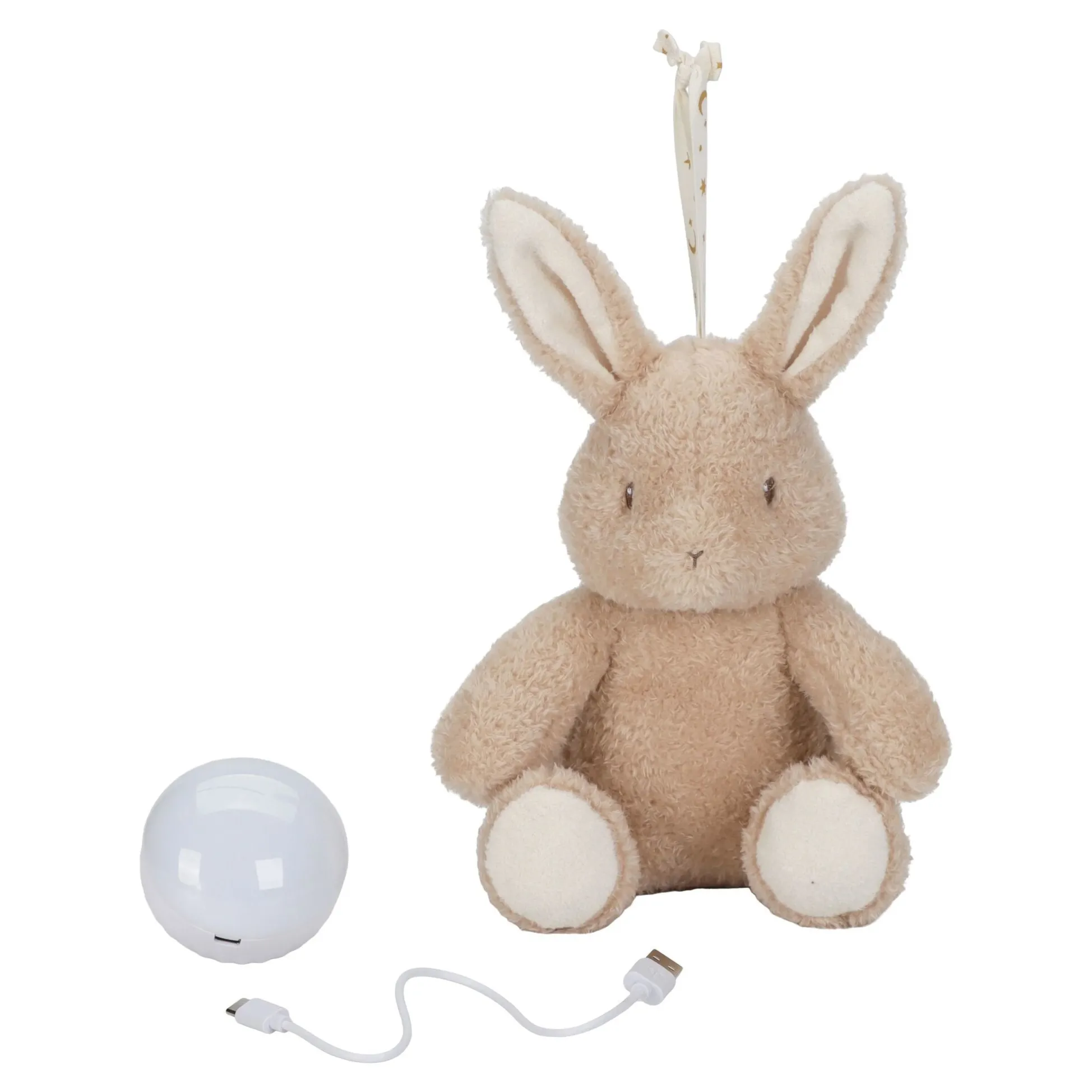 Knuffelkonijn Licht & Geluid - Beige - Baby Bunny
