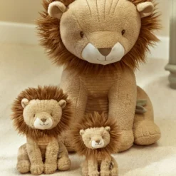 Knuffel Leeuw - Geel - 17 cm
