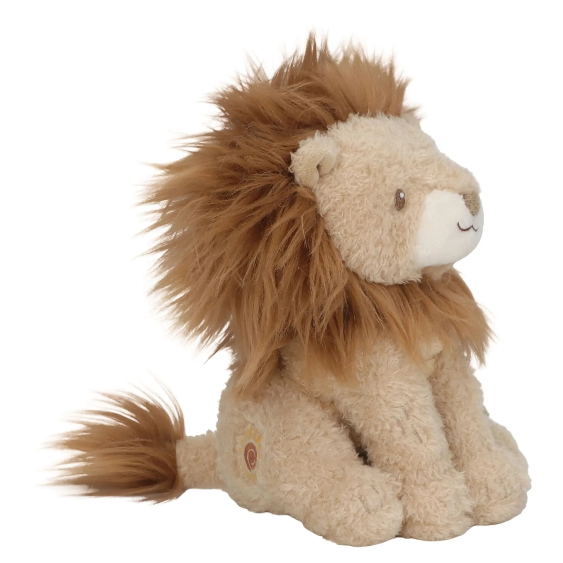 Knuffel Leeuw - Geel - 17 cm