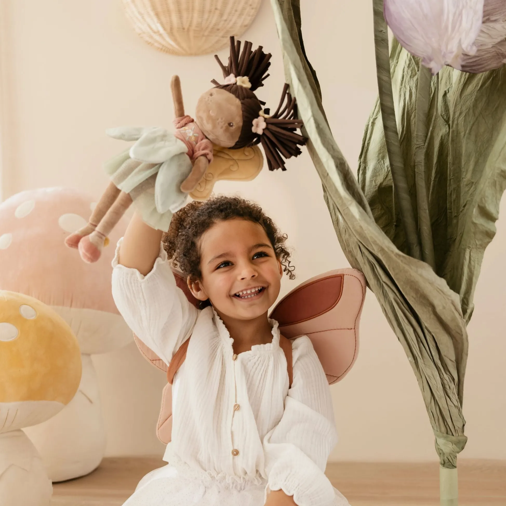 Knuffelpop Fairy Evi - 35 cm