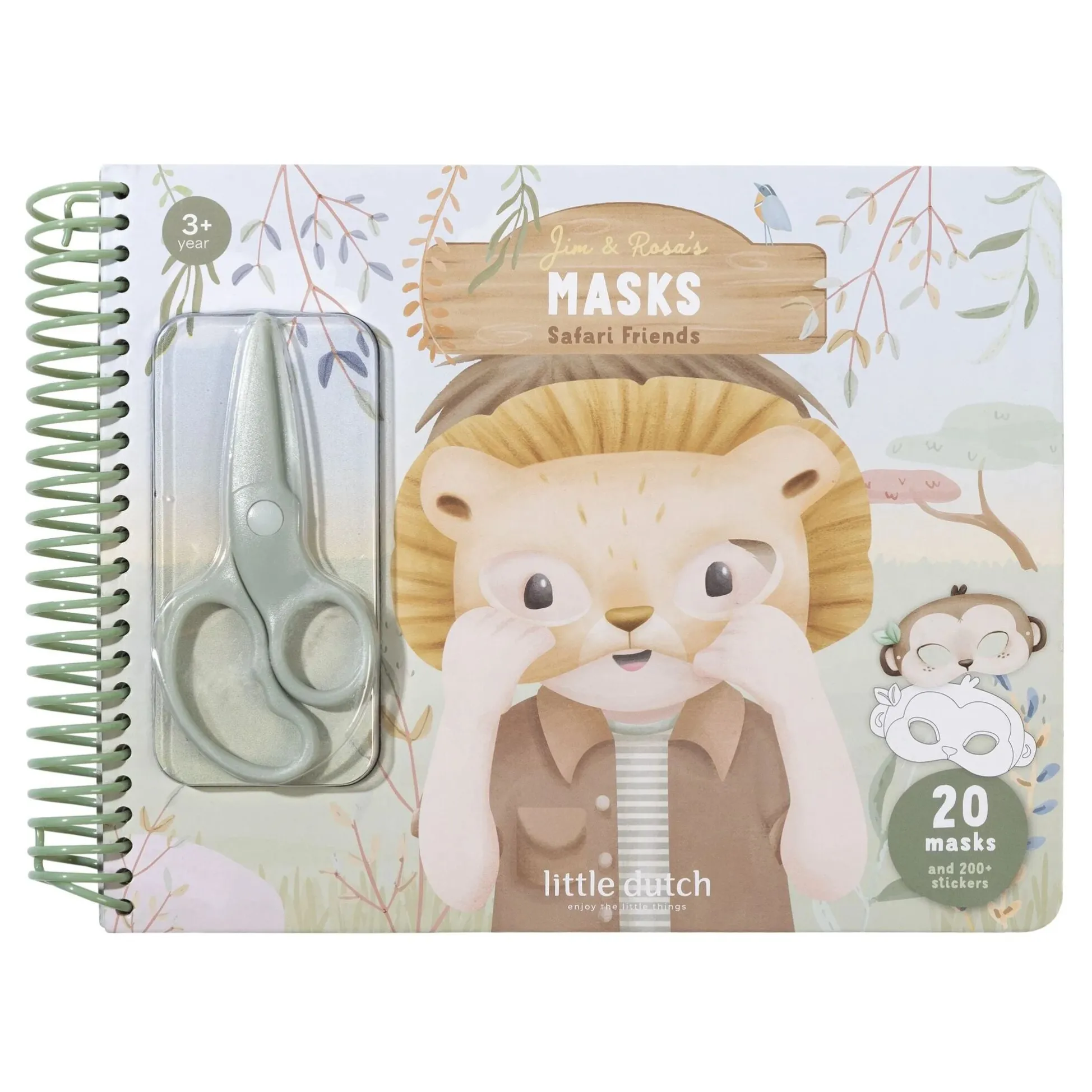 Knutselboek maskers maken - Jim