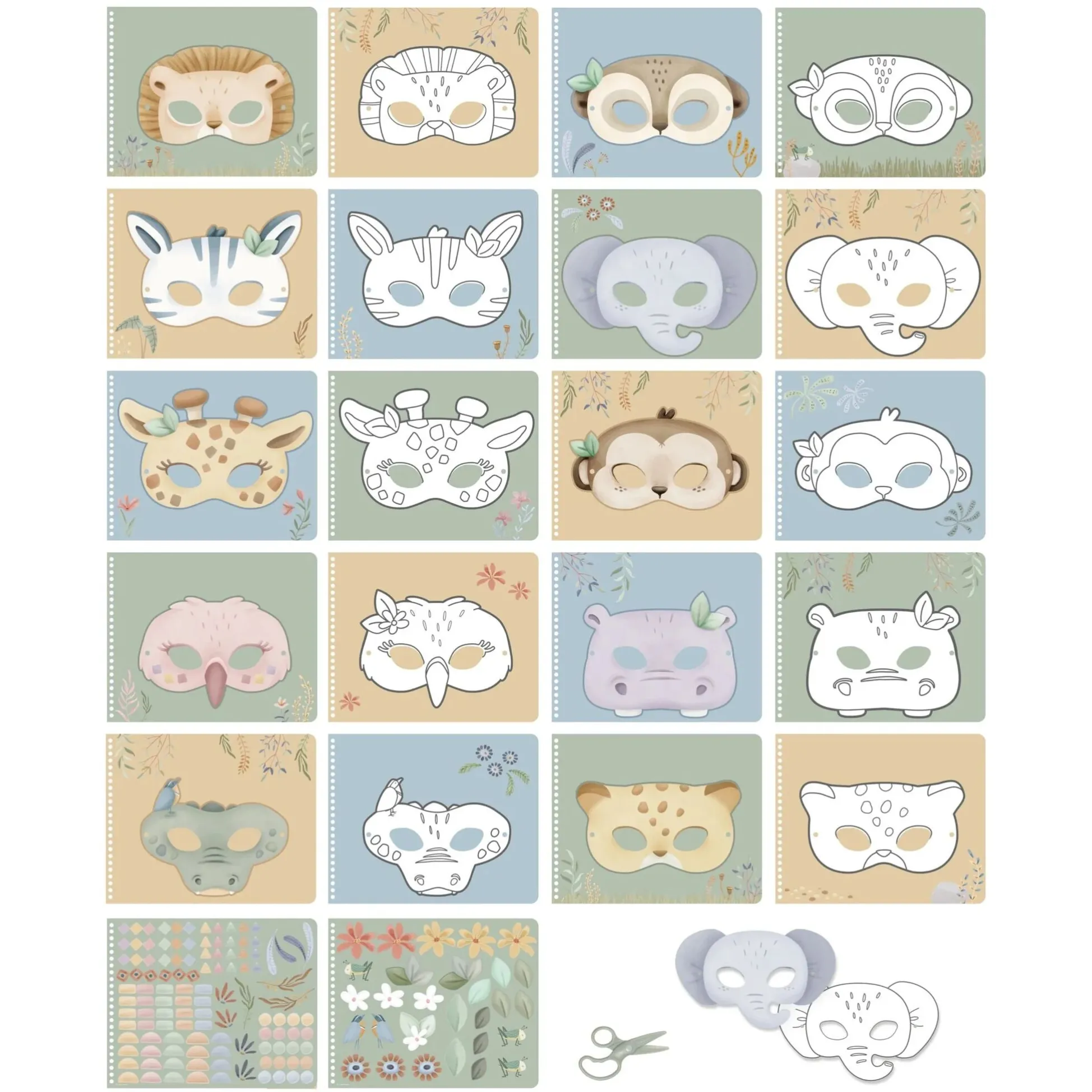Knutselboek maskers maken - Jim