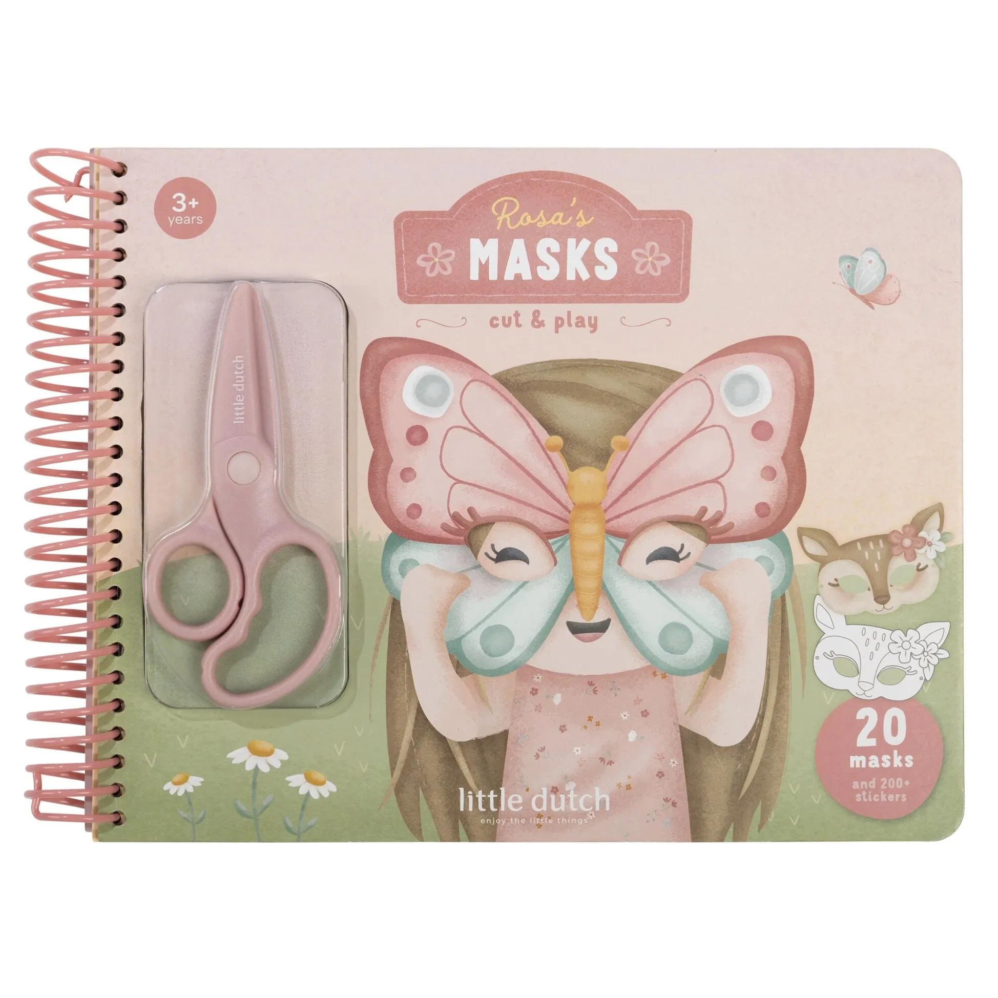 Knutselboek maskers - Rosa