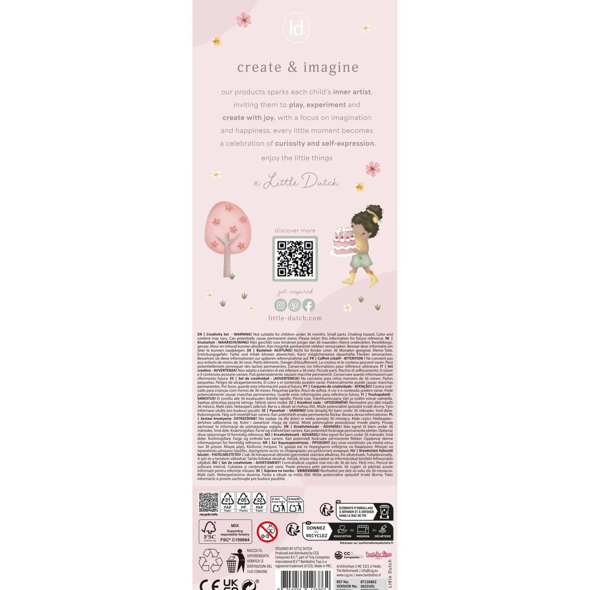 Knutseldoos - Essentials - Rosa