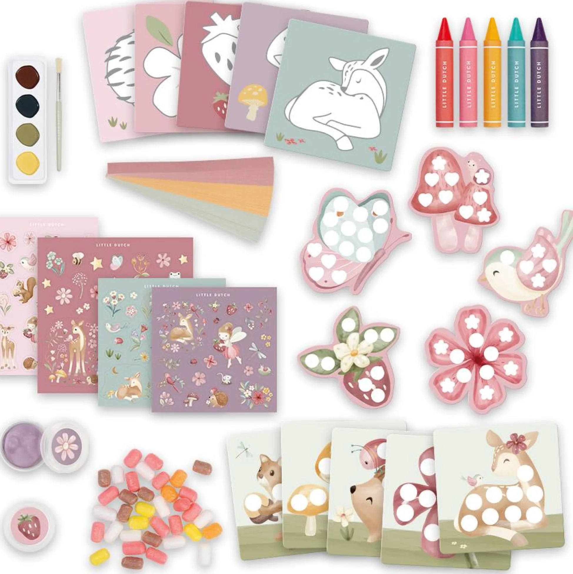 Knutseldoos XL - Meerkleurig - Fairy Garden