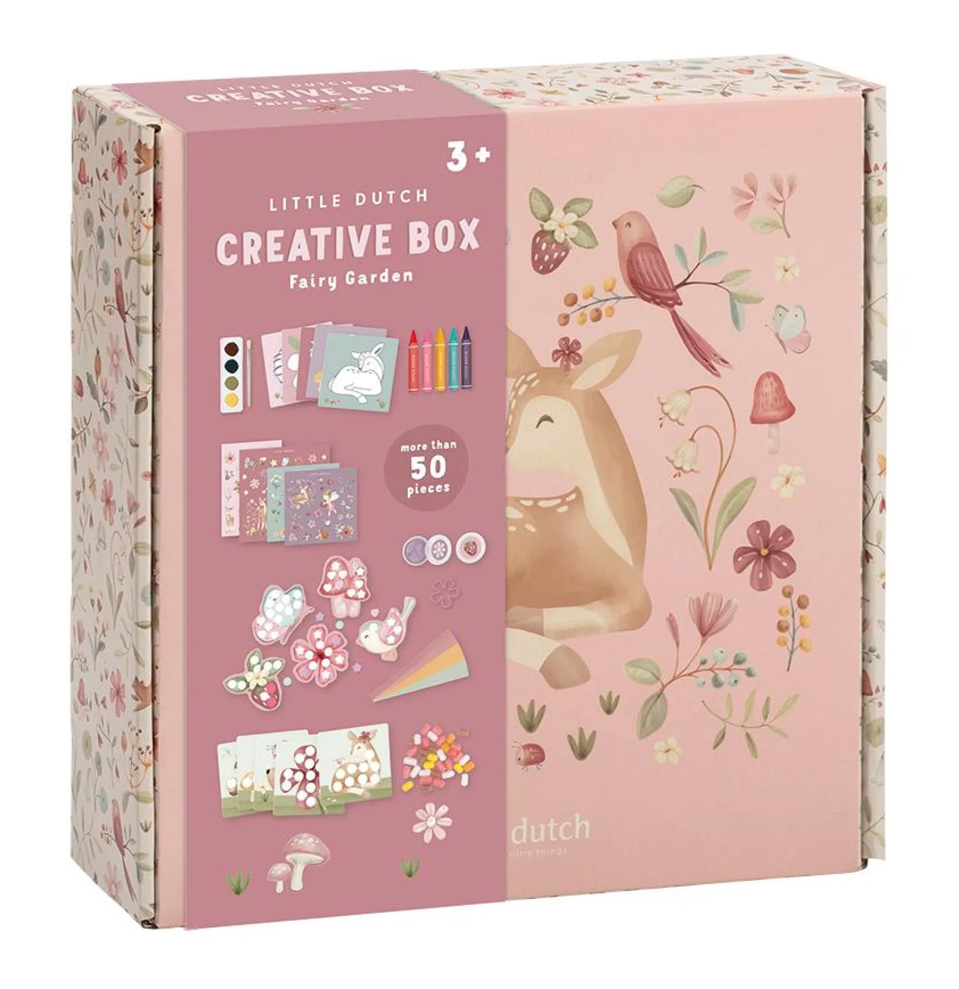 Knutseldoos XL - Meerkleurig - Fairy Garden