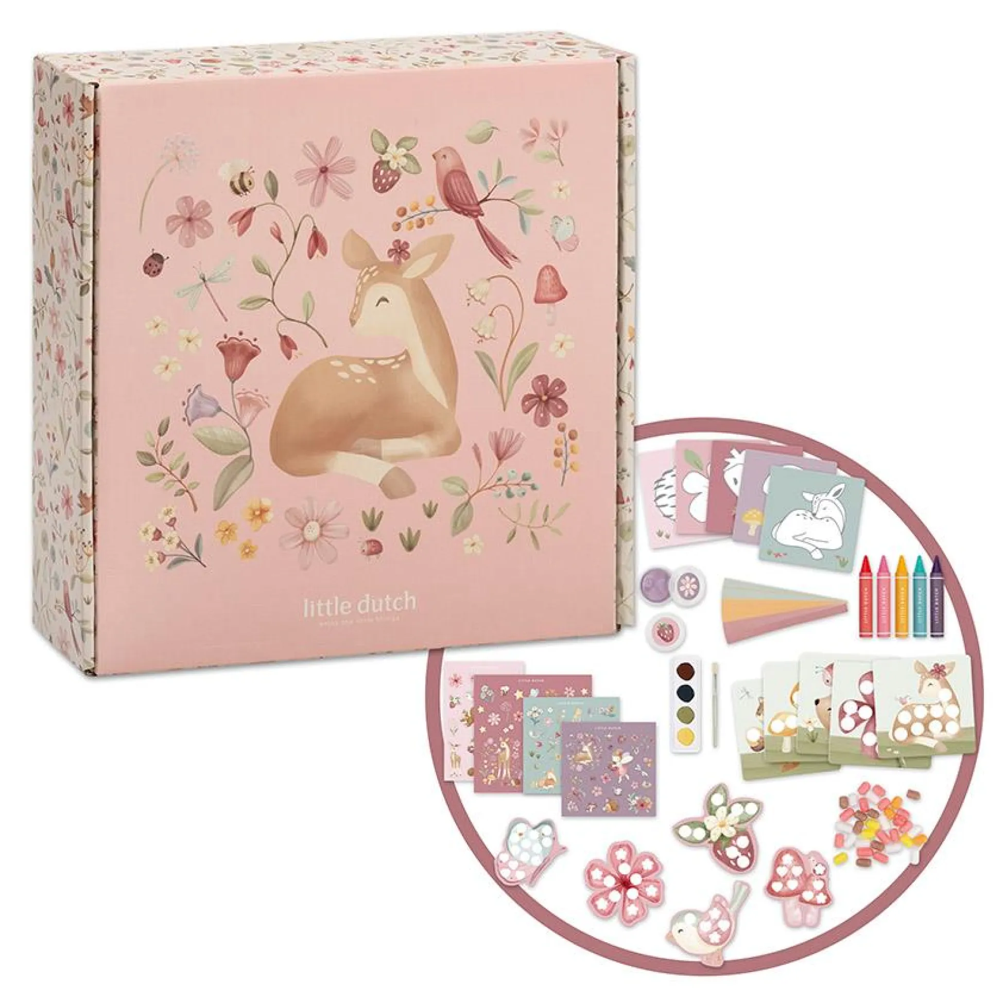 Knutseldoos XL - Meerkleurig - Fairy Garden