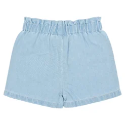 Korte broek geborduurd - Blauw