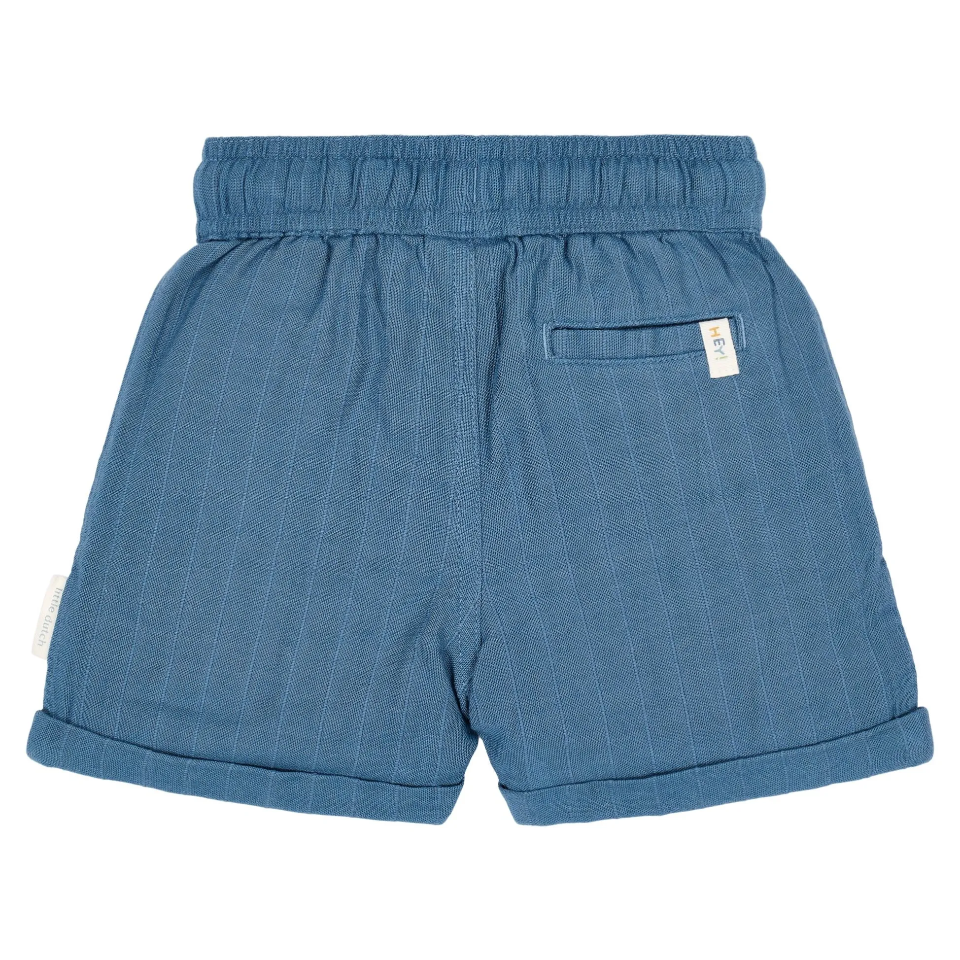 Korte broek linnen - Blauw