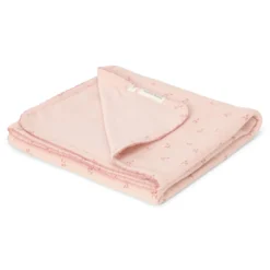Ledikant deken - Roze - Essentials