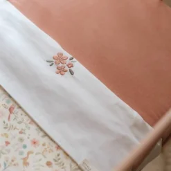 Ledikant hoeslaken - Roze - Essentials