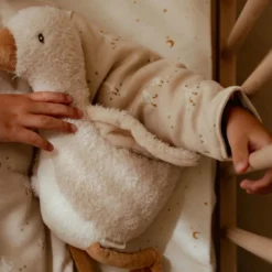 Ledikant hoeslaken - Wit - Newborn Naturals - Little Goose