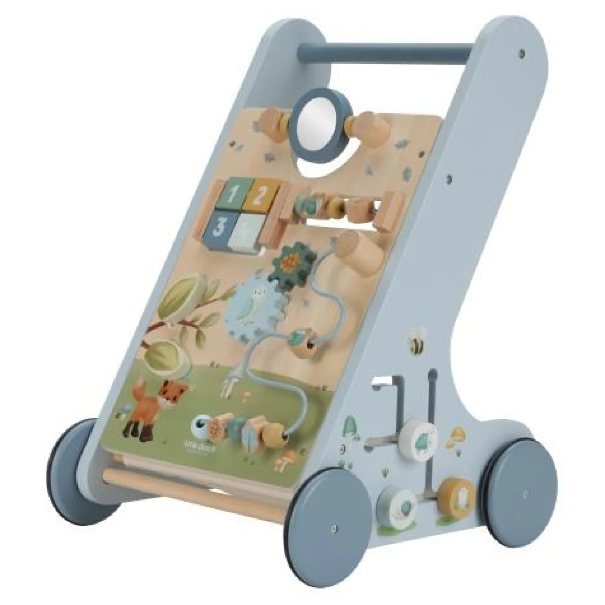 Loopwagen - Blauw - Forest Friends