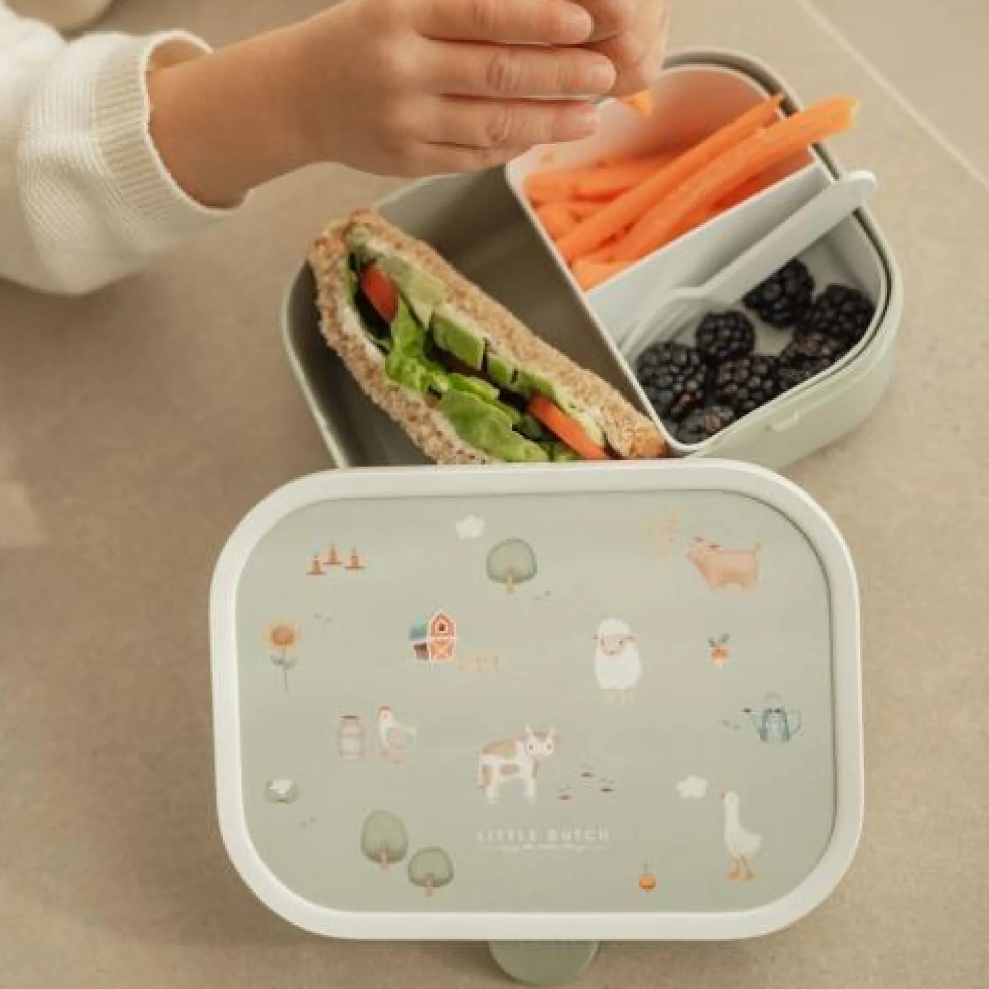 Lunchbox - Groen - Little Farm