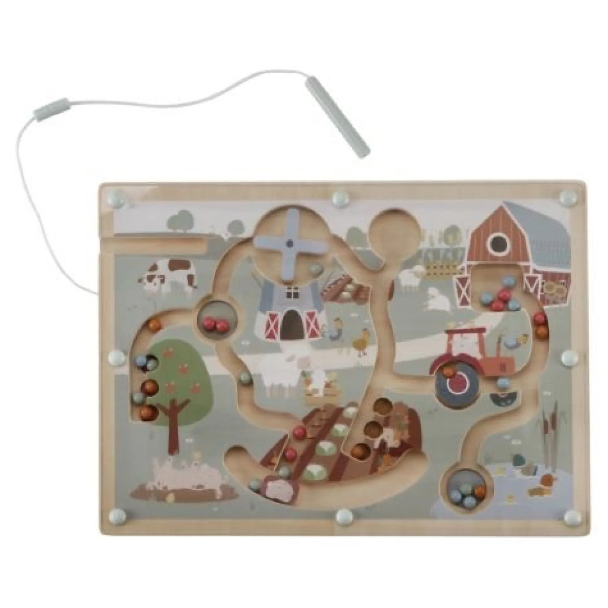 Magnetisch doolhof - Meerkleurig - Little Farm