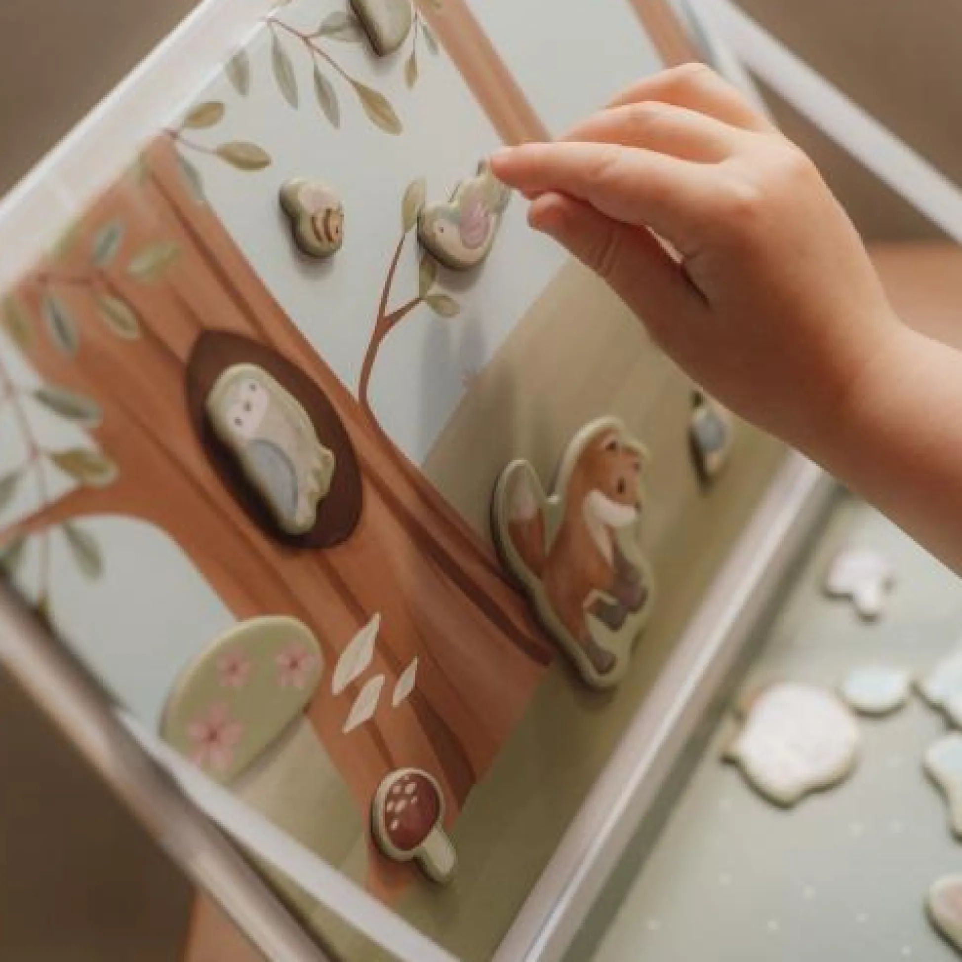 Magnetisch speelbord - Meerkleurig - Forest Friends