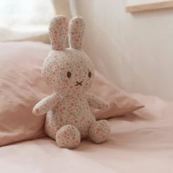 nijntje knuffel all-over print 20 cm - Roze - Lucky Blossom