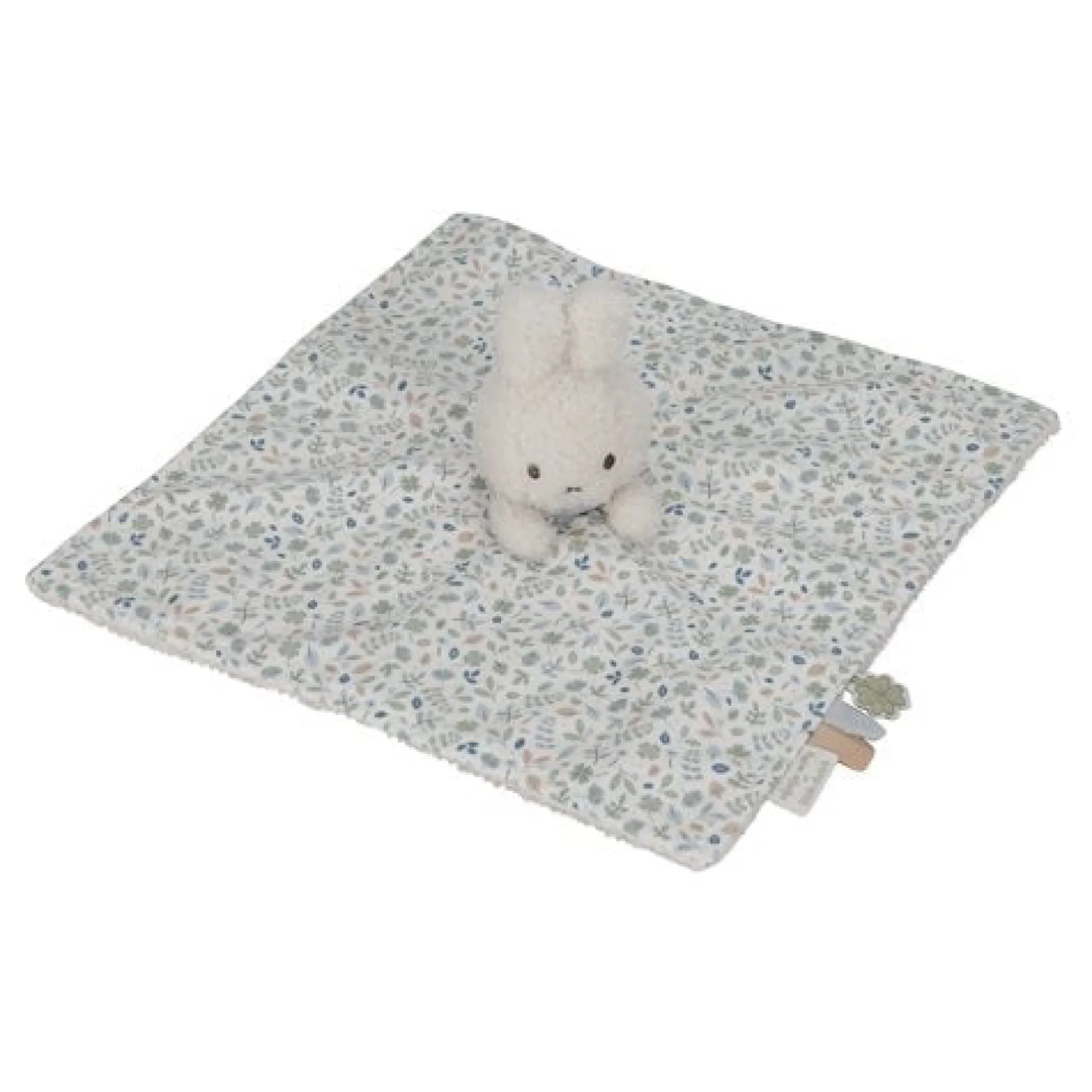 nijntje knuffeldoekje - Blauw - Lucky Leaves