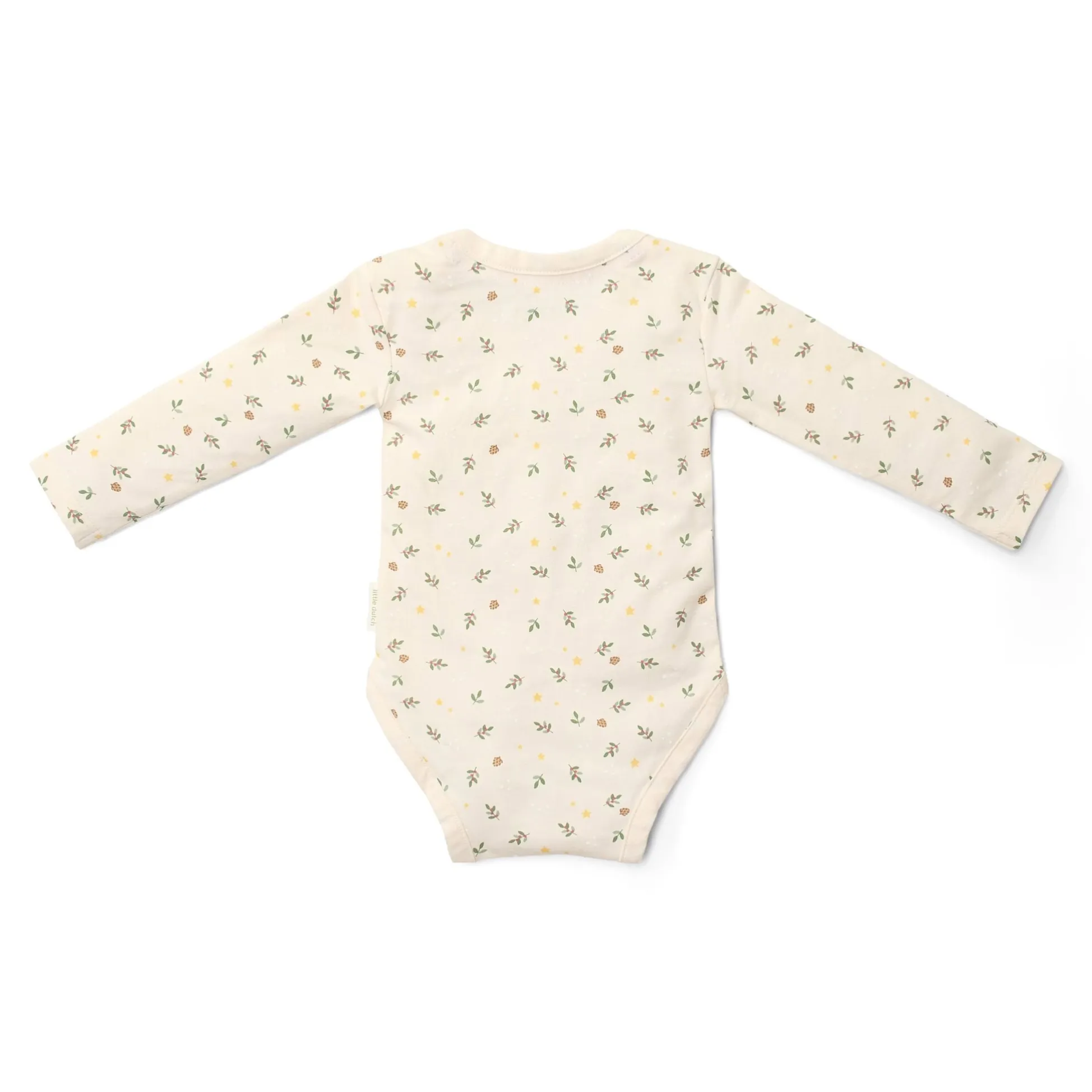 2-pack kerst romper lange mouw – Beige