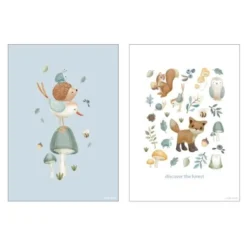 Poster - Maat A3 - Forest Friends - Forest Wonders