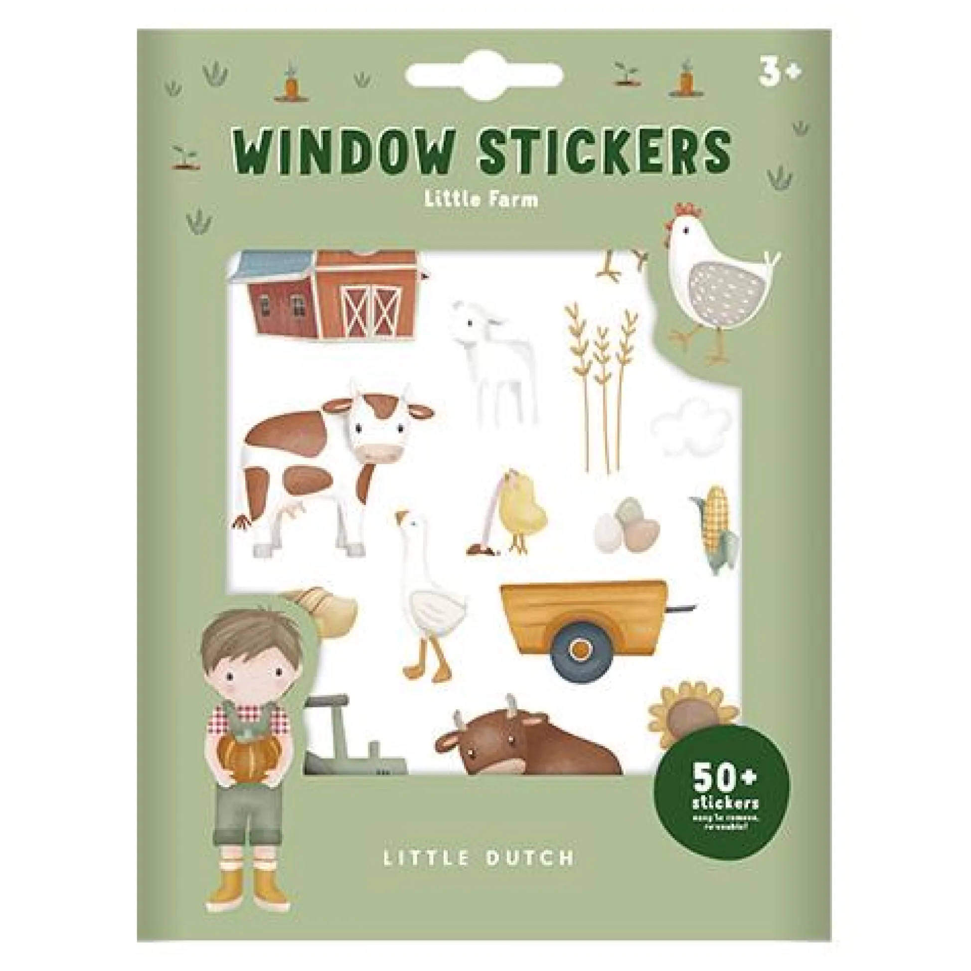 Raamstickers Little Farm