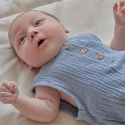 Romper mouwloos - Blauw