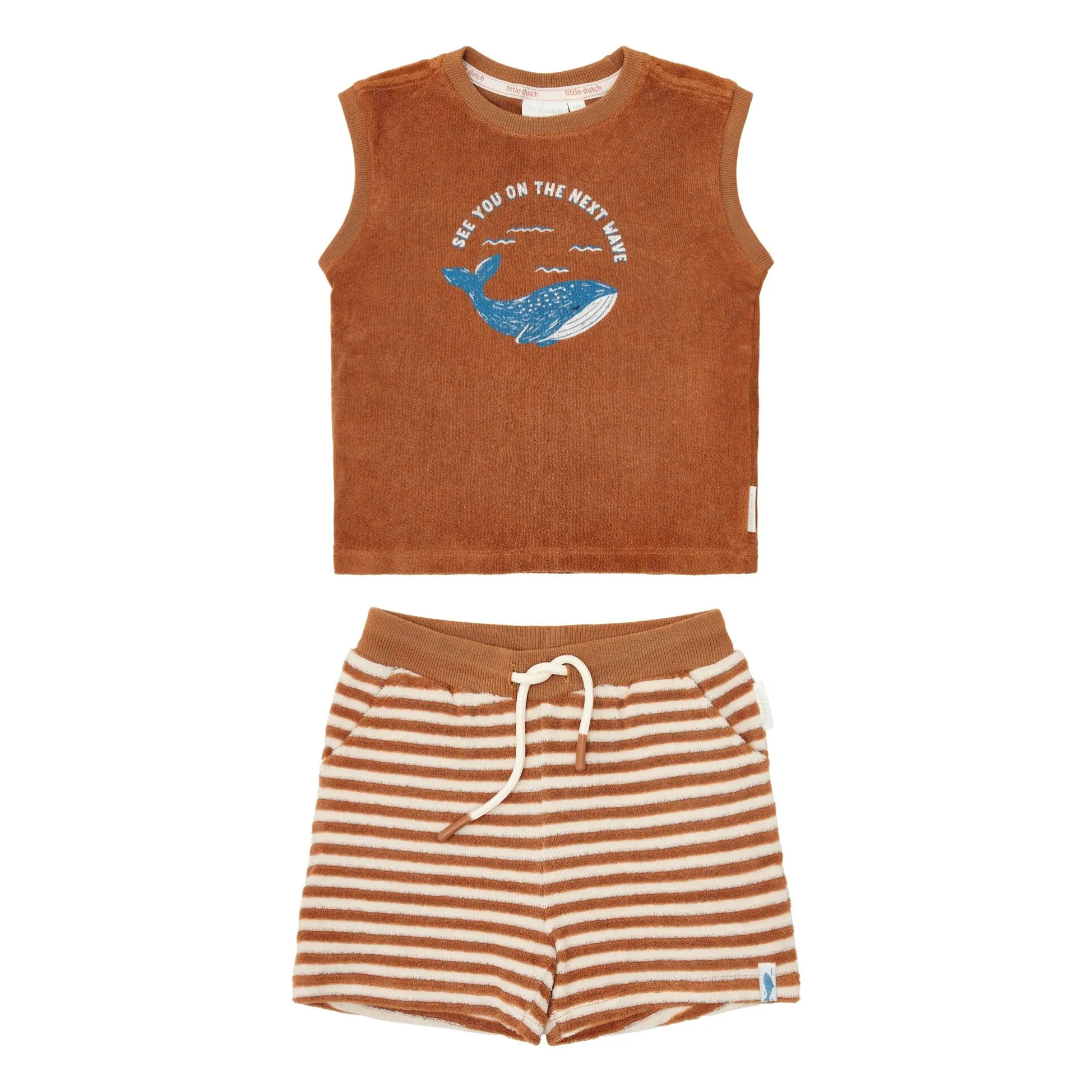 Shirt en short set - Bruin