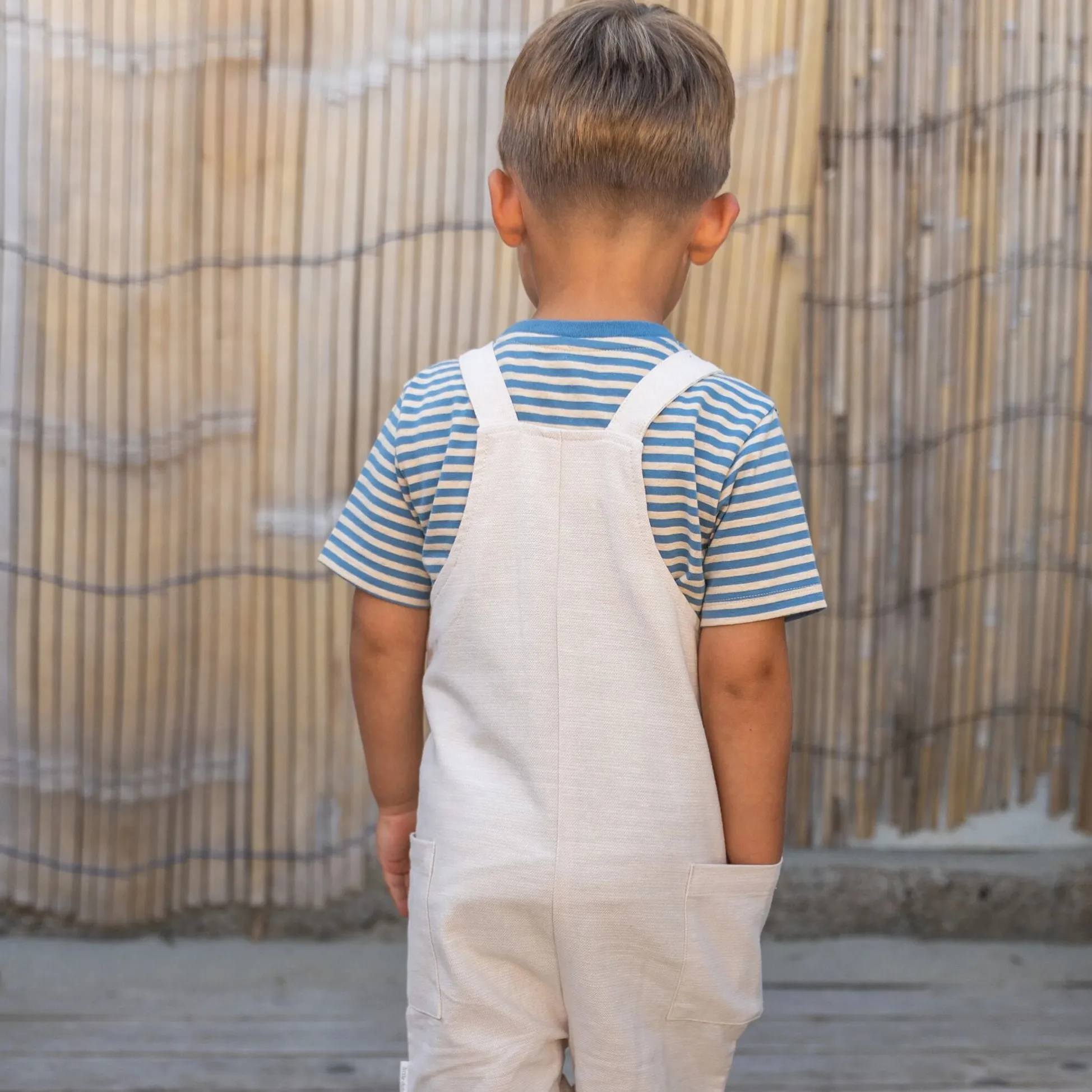Shirt korte mouw - Blauw - Indigo Sand Stripe