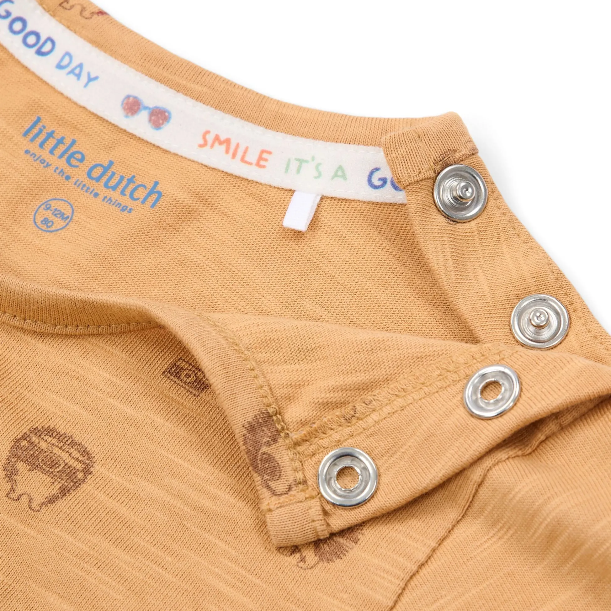 Shirt korte mouw - Bruin