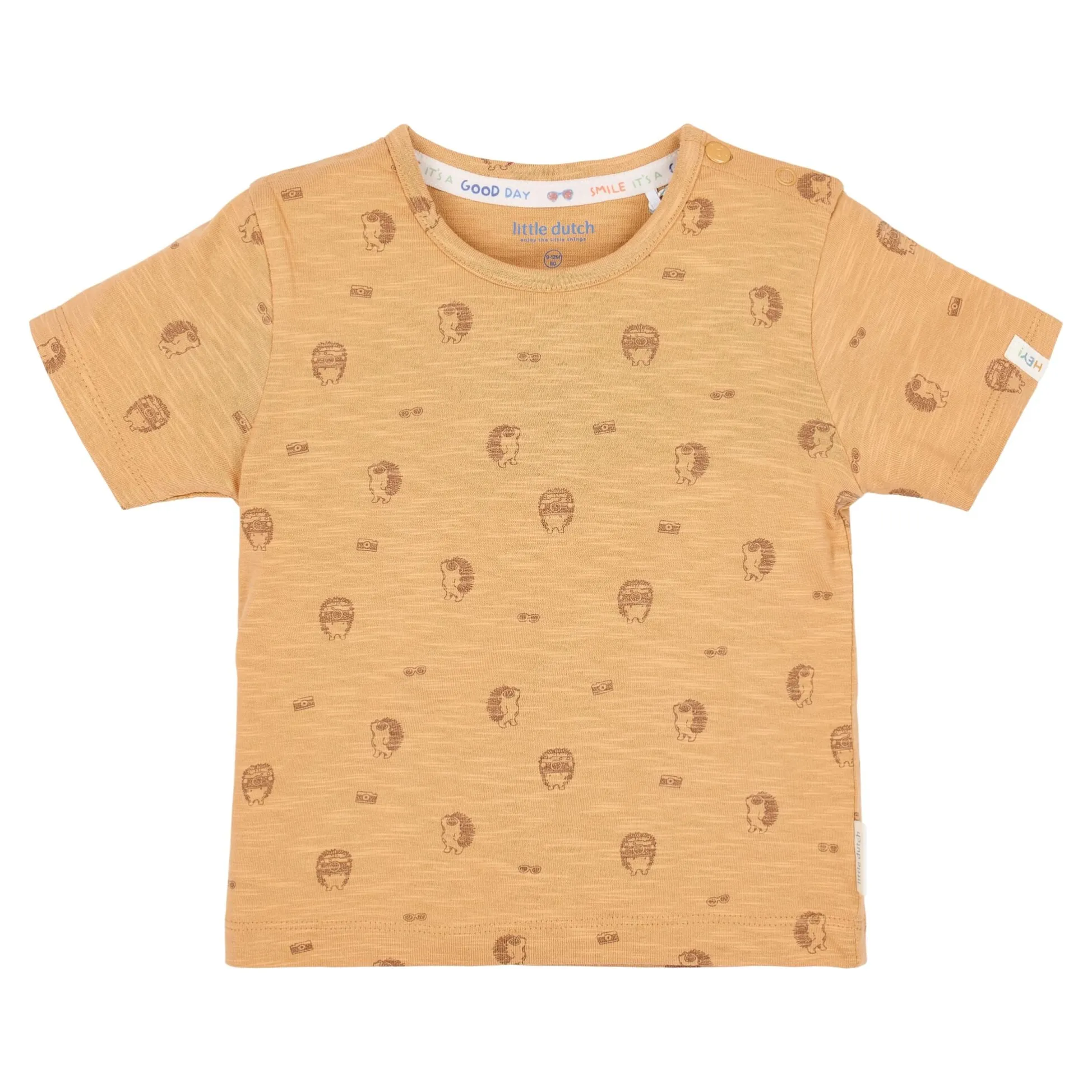 Shirt korte mouw - Bruin