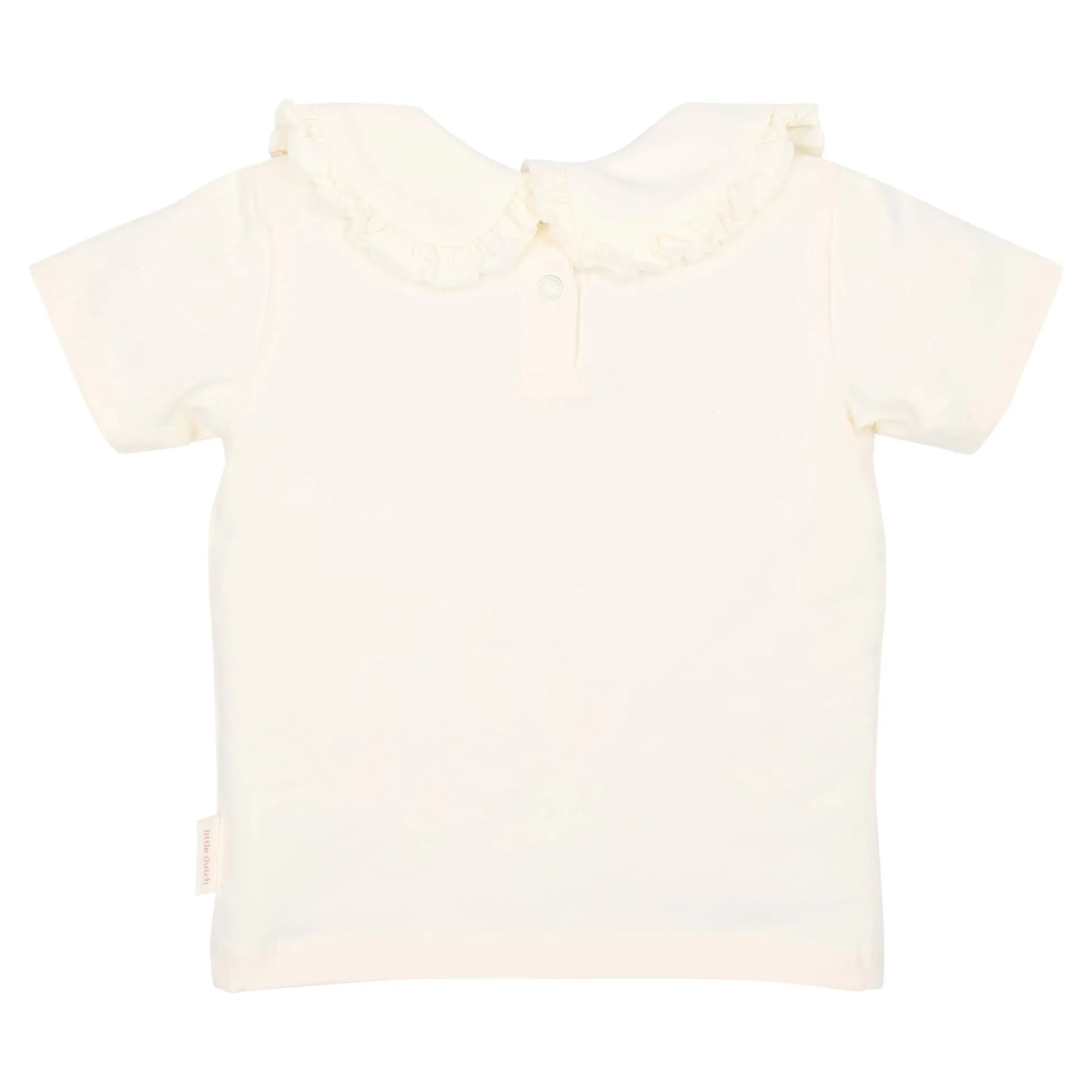 Shirt korte mouw met kraag - Wit