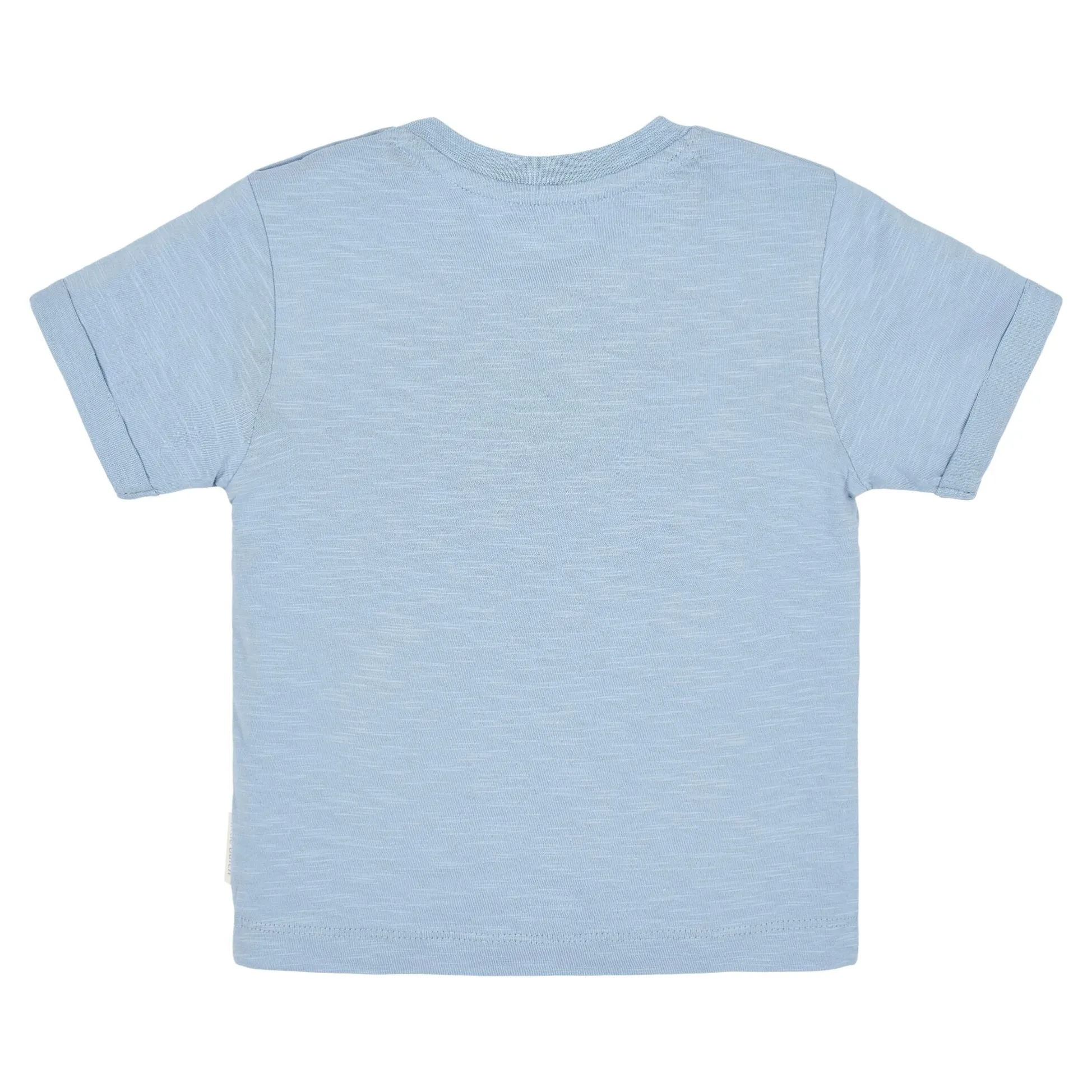 Shirt korte mouw print - Blauw