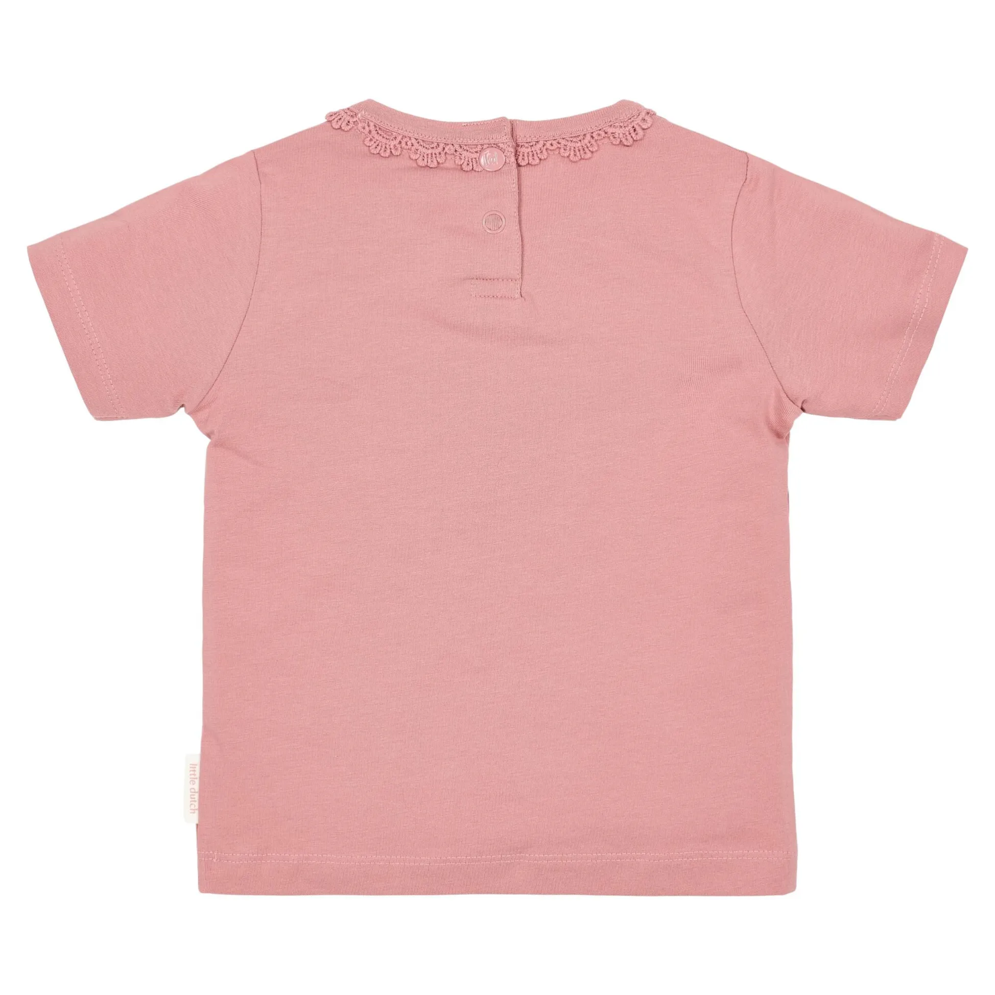 Shirt korte mouw - Ruches - Roze